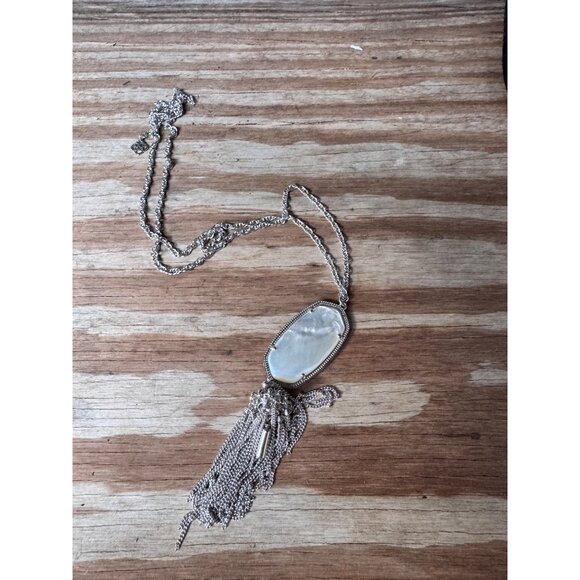 Kendra Scott Rayne Pendent Tassel Necklace 32" - Picture 6 of 6